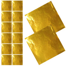 400 Stuks 8X8 Cm Aluminiumfolie Voor Chocolade Snoep Thee En Snacks Goud