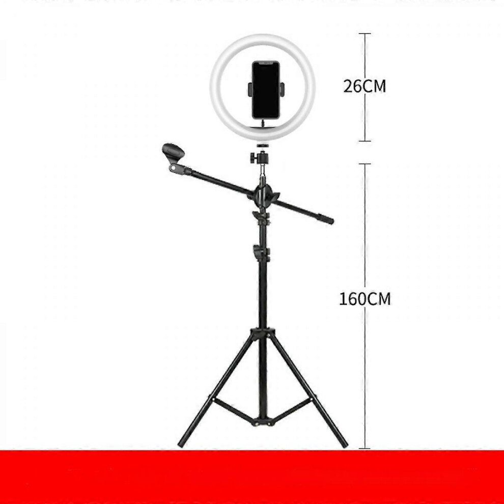 Kikidex (As Show, One Size) 10 Inches Fill Light Ring Light Supplementary Light Led Scalable Fill Light