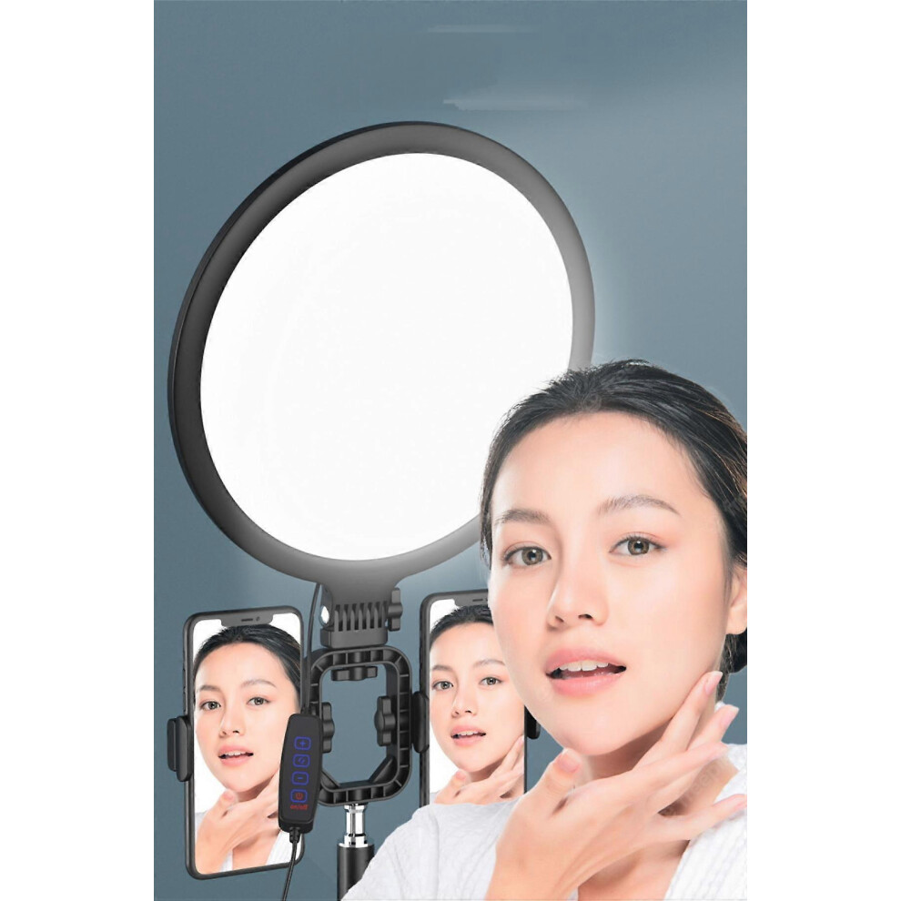 Kikidex (As Show, One Size) 10 Inch Desktop Full Screen Live Fill Light Led Ring Light Black