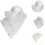 Feeding Bowl Triangular Acrylic For Betta Fish Compact Lightweight Sinking Food 3
