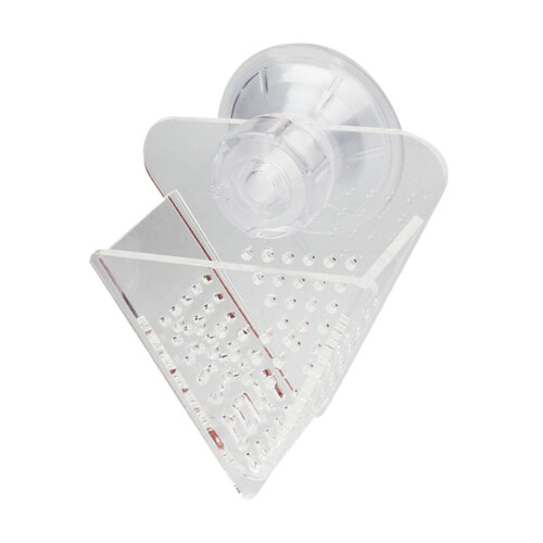Feeding Bowl Triangular Acrylic For Betta Fish Compact Lightweight Sinking Food