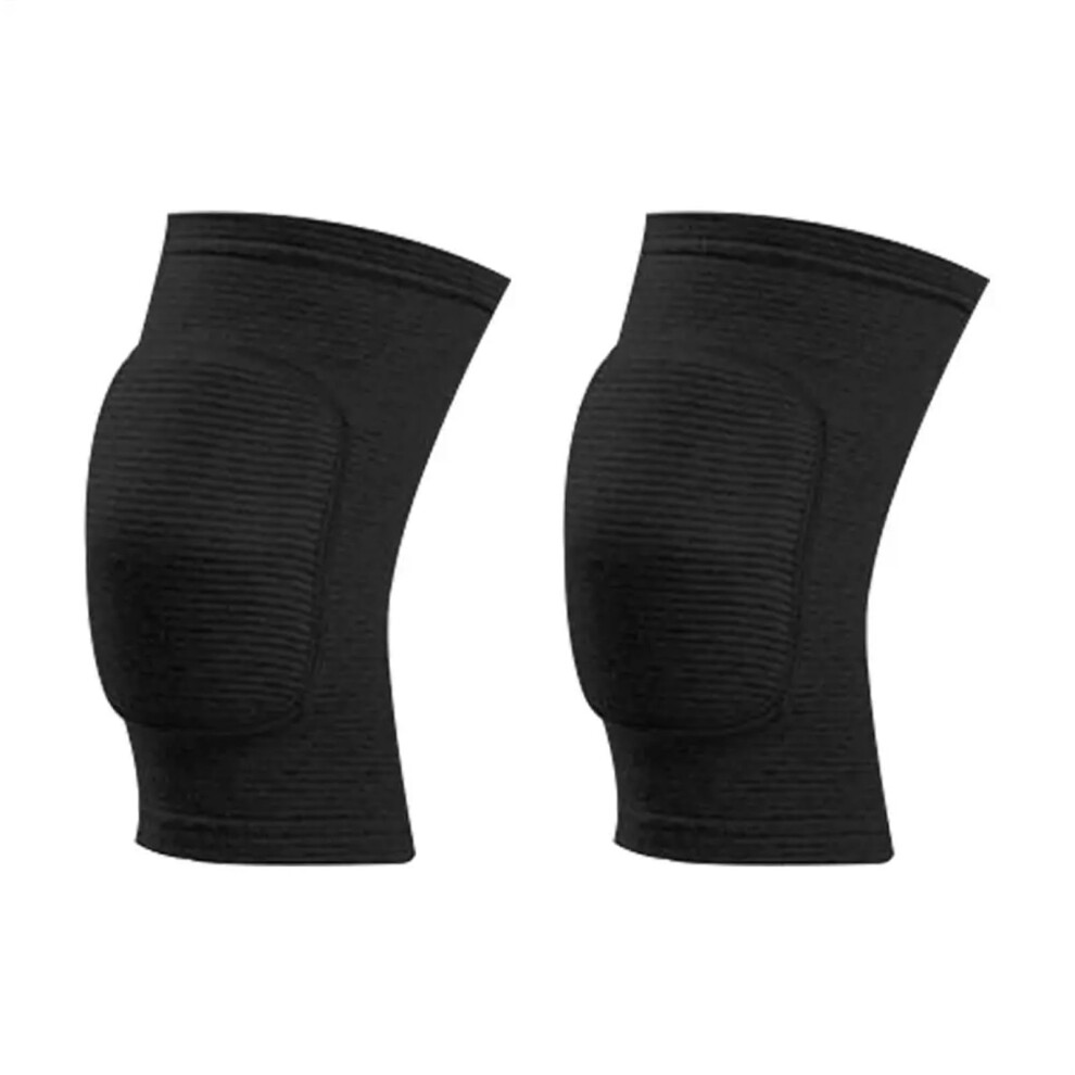 Knee Pads 1 Pair Thickened Sponge, Elastic Sports Compression, For Dancing Yoga Volleyball Fitness Training, Adults XS-image-OPC-PKV7GGH-NEW
