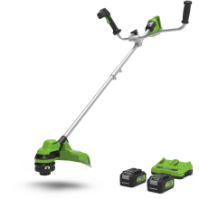 48V (24V x 2) Bike Handle Brush Cutter 38cm - 2x 4Ah Battery