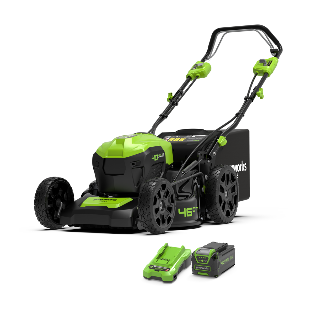 Greenworks 40V Lawn Mower Sp 46Cm - 4Ah Battery