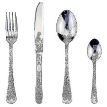 (3427 steel) Resin Rivets Less Steel Cutlery 4 In 1 Set Utensils Dinnerware For Home/yy