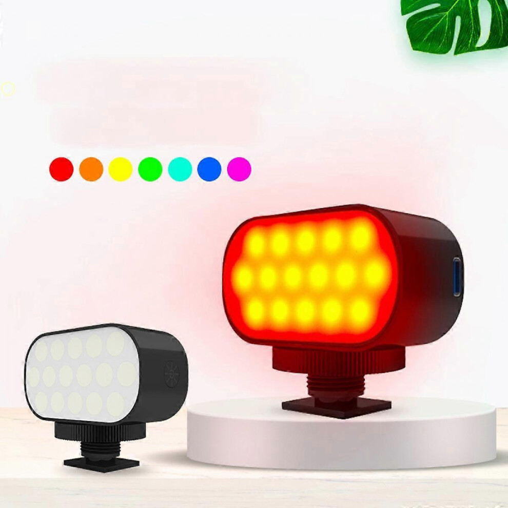 Kikidex (As Show, One Size) Rgb Live Broadcast Led Fill Background Light