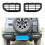 1 Pair Tail Light Protective Cover Fog Light Protective for 5