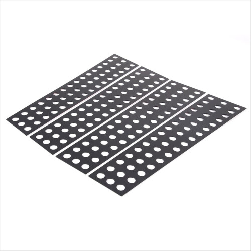 Car Center Pillar Posts Trim Honeycomb Panel Exterior Accessories 1