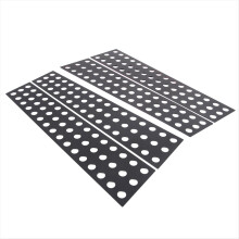 Car Center Pillar Posts Trim Honeycomb Panel Exterior Accessories