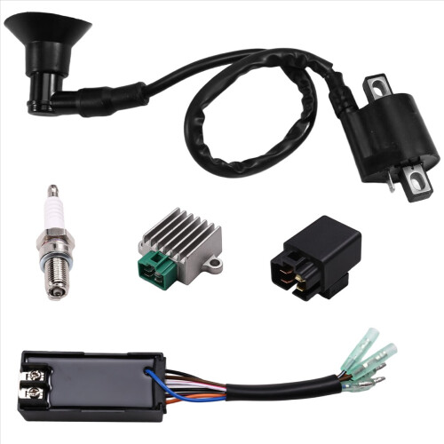 5 Pcs Ignition Coil Kit Replacement Ignition CDI Box for 2