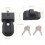 1 conjunto de kit de trava de capô de carro com chave de trava para 4