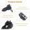 1 conjunto de kit de trava de capô de carro com chave de trava para 6