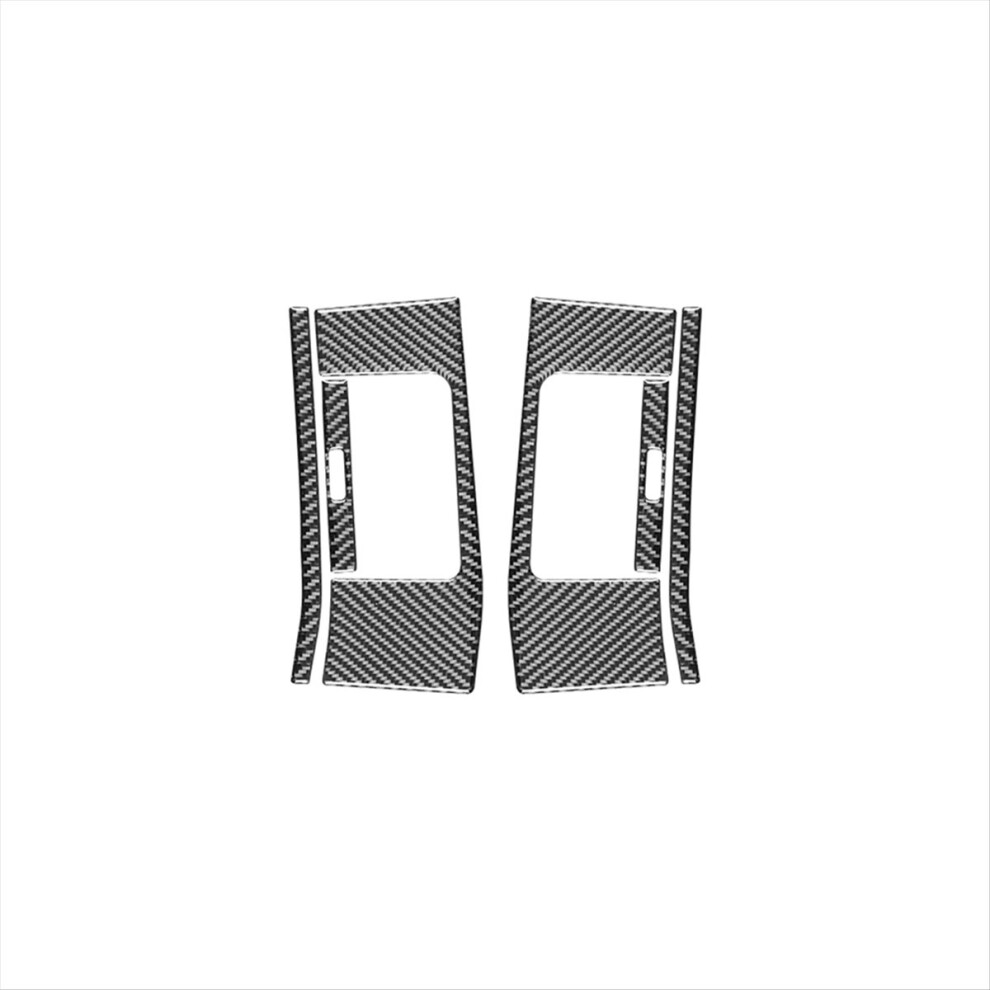 Carbon Fiber Car Dashboard Left Right Side Air Vent Cover Trim 4851329442363