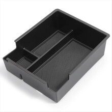 Omoda 5 C5/E5 Center Console Armrest Storage Box - LHD, Black, 195x169x60mm