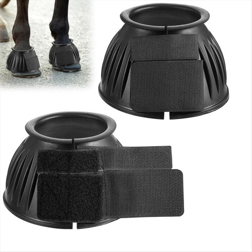 Μπότες Horse Bell Protect, Μπότες Φροντίδας Αλόγου με Διπλό Κλείδωμα, L 2