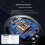 Bluetooth 5.3 Wireless Bone Conduction Headphones Gaming Earphone,B 4