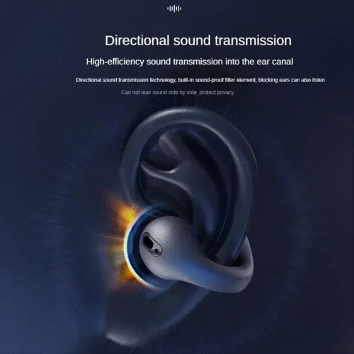 Bluetooth 5.3 Wireless Bone Conduction Headphones Gaming Earphone,B 2