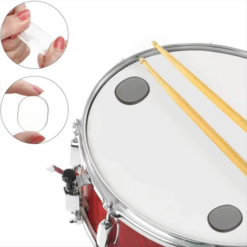 16pcs Drum Dampeners Set,Achieve Clear Drum Tones with Soft Pads 1