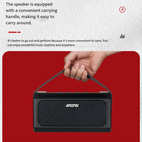 Ενισχυτής κιθάρας AROMA -08 10W με Clean, Delay, Overdrive 2