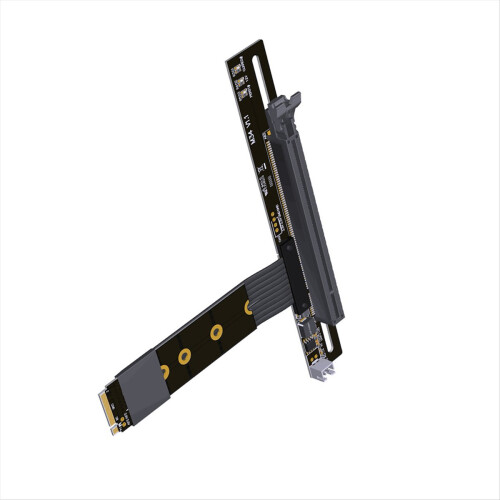 PCIe X4 4.0 M.2 NVMe - X16 -riser-sovitin 1