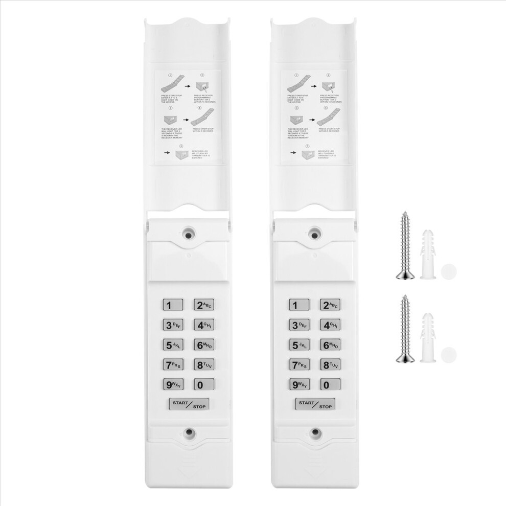 2Pcs For Linear Garage Door Opener Keypad, Mdtk Garage Door Keypad 4851329457404