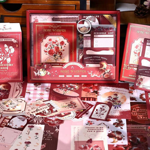Scrapbooking-Set, DIY-Kunsthandwerk, Rosenflüstern 2