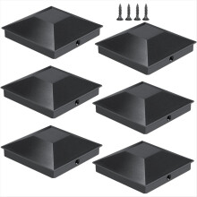 Tapas para postes de cerca de madera (3,5 x 3,5 pulgadas), impermeables y resistentes a los rayos UV