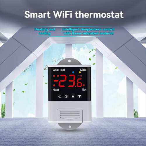 Bezdrôtový WiFi regulátor teploty AC 110V 220V DTC1201 1