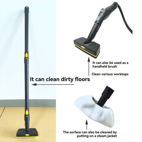 Handheld Steam Brush and Replaceable Brush Head for Parts 1