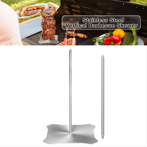 Σουβλάκι BBQ από ανοξείδωτο ατσάλι, κάθετο σουβλάκι για σούβλα κρέατος 1