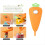 Jar Openers Bottle Opener,Get Lids-Off Easily, Carrot Shaped 6