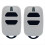 2Pcs 2-Key Garage Door Remote Control 433.92MHz Rolling Code for 1