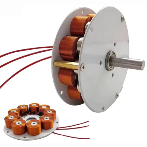 Mini gerador eólico com motor de manivela 2