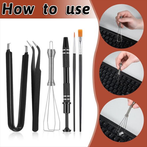 Kit de ferramentas para remoção de teclado, extrator de teclas, extrator de interruptor 2