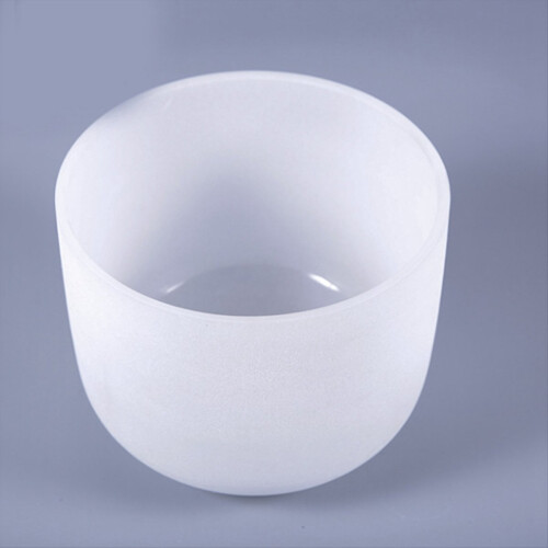 Tigela de cristal de 6 polegadas com som de meditação para ioga de 432 Hz e chakra 1