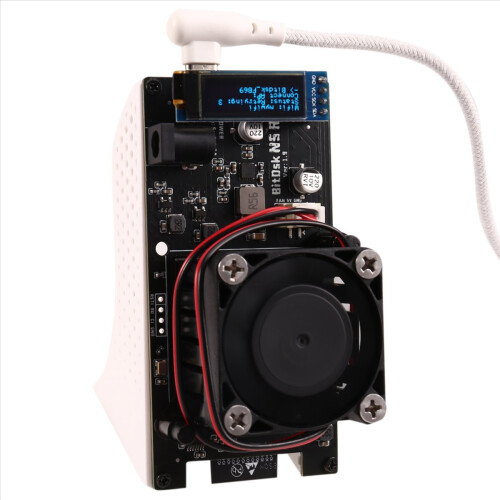 Miner BM1397 200Gh/S Αυτόνομο BitDSK BTC Solo Miner EU PLUG 2