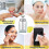 2 stuks 6oz / 180ml heldere acetondispenser met dop 7