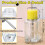 2 stuks 6oz / 180ml heldere acetondispenser met dop 5