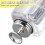 2 stuks 6oz / 180ml heldere acetondispenser met dop 4