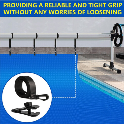 Pool Solar Cover Reel Straps,18 Pcs 2