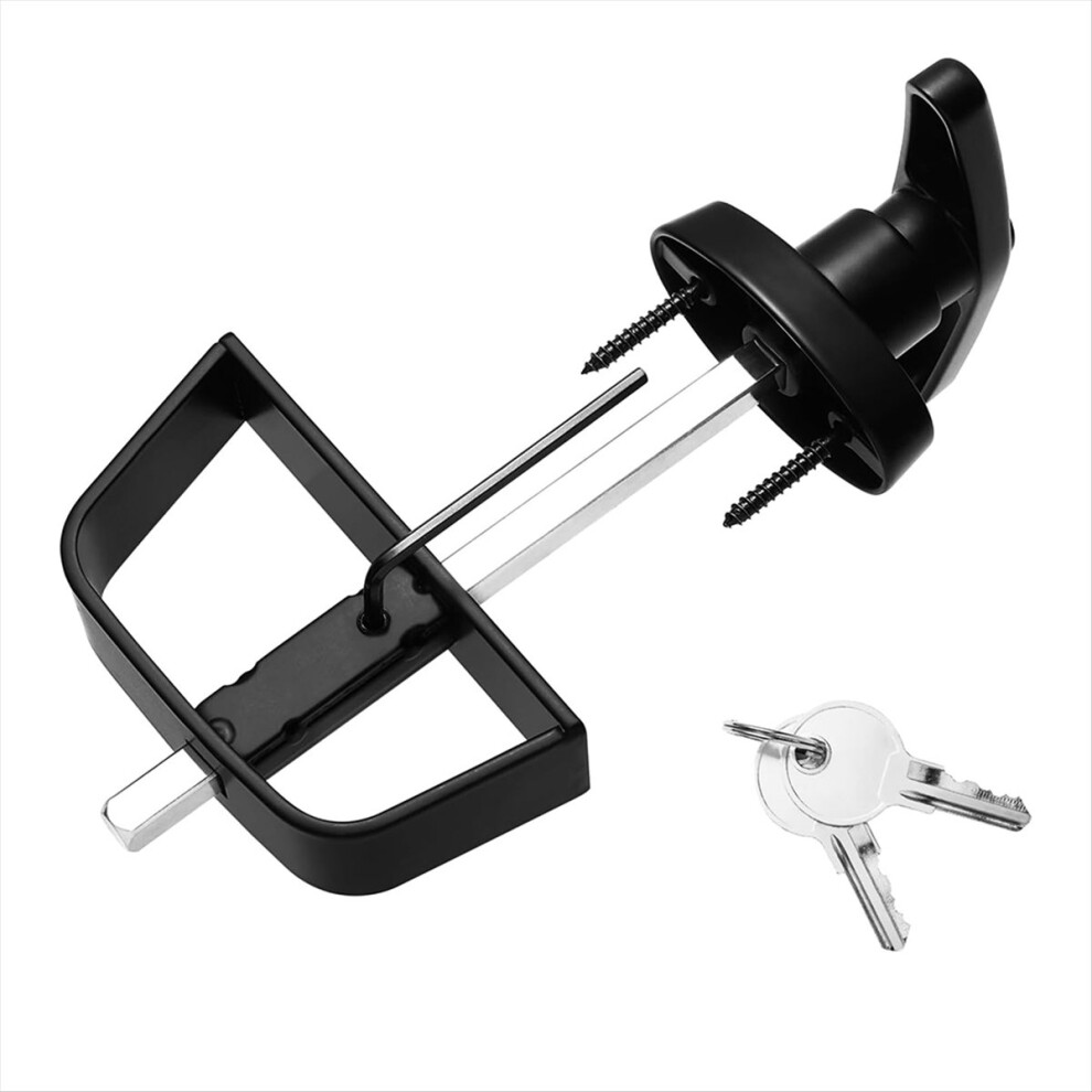 Shed Door Latch, Safe And ,Shed Locks With 2Keys,4.5 Inch Stem 4851329464181