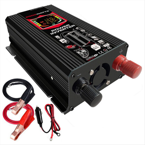 6000W auto-omvormer DC 12V naar AC 220V
