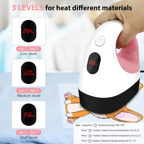 Mini Heat, warmteoverdrachtsmachine, EU-stekker 2