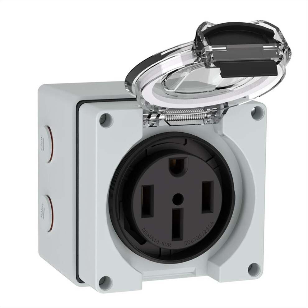 50Amp Power Outlet Box,125/250Volt Nema 14-50R Receptacle 4851329470687