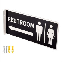 Placas de banheiro para empresas Placas de banheiro para homens e mulheres unissex