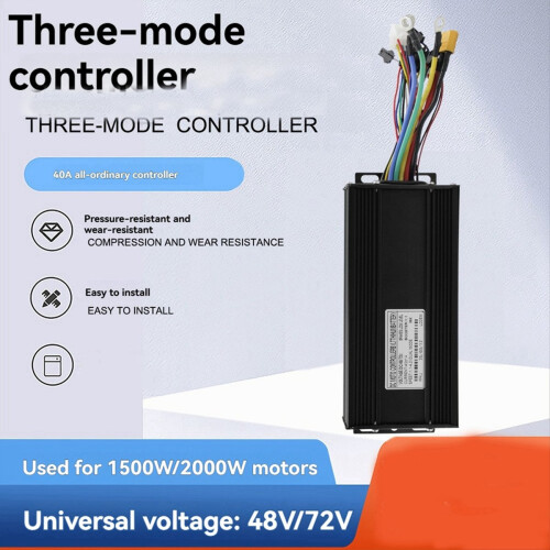 Ebike 3 Mode 36V48V52V 45A Controller 15 Tubes 2