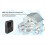 Bluetooth 5.4 audio prijímač vysielač Auracast LE audio adaptér 3