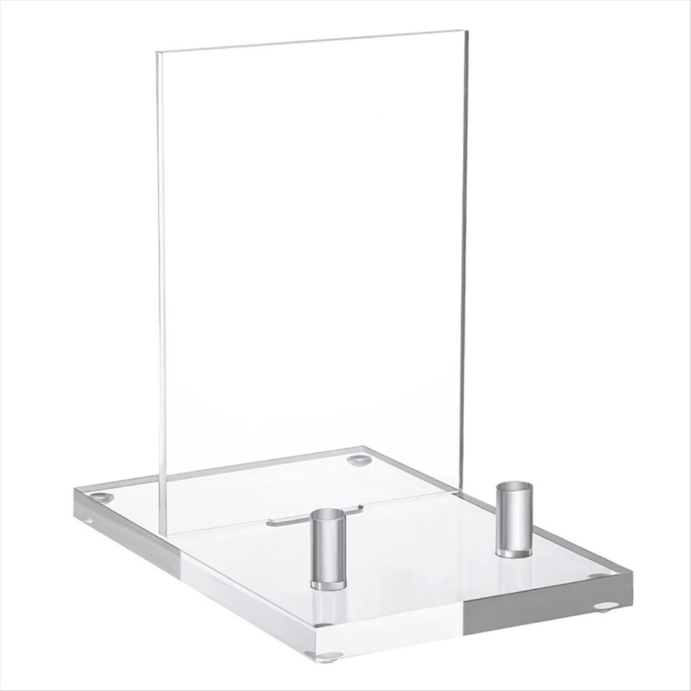 Acrylic Easel With Pegs, Stand For Pictures,Clear Acrylic 4851329417552