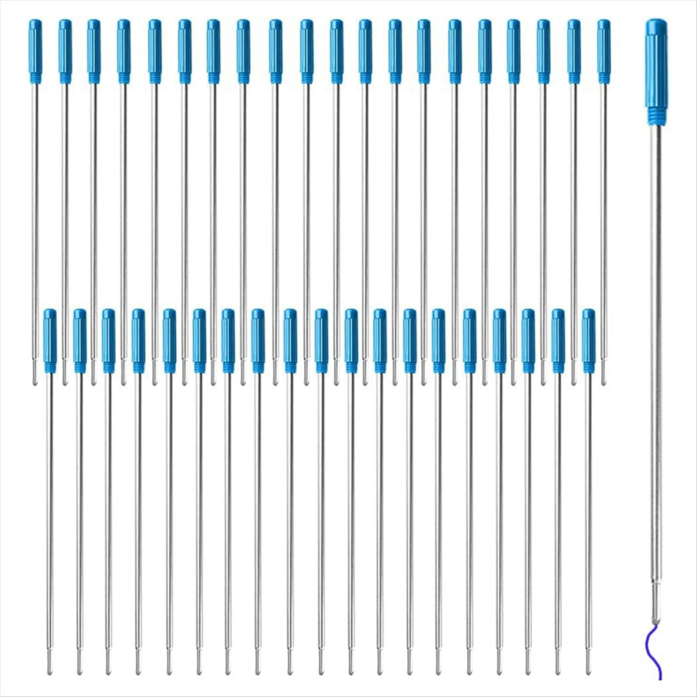 40Pcs 11.6Cm/4.57Inch Pen Ink Refills Blue 4851329416883