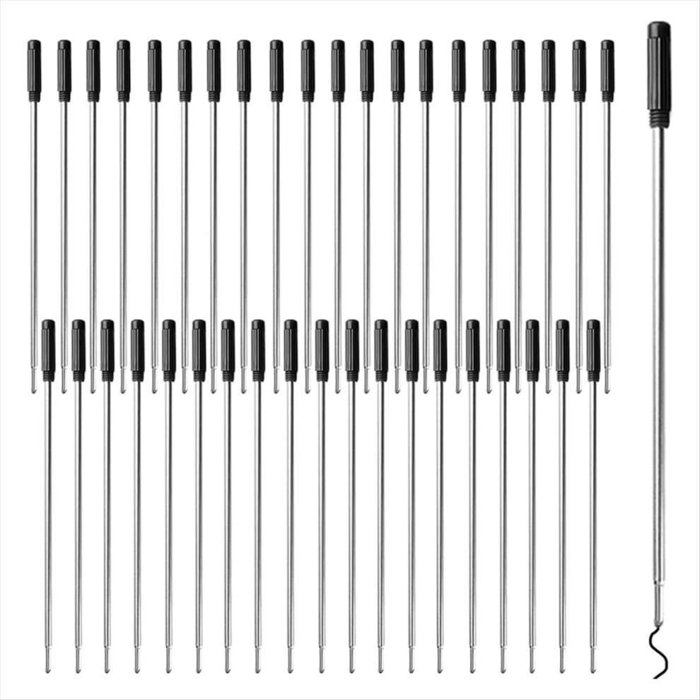 40Pcs 11.6Cm/4.57Inch Pen Ink Refills Black 4851329416890